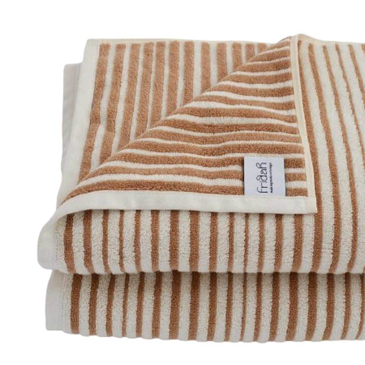 Fridah hand towel in Salento Stripe Stone