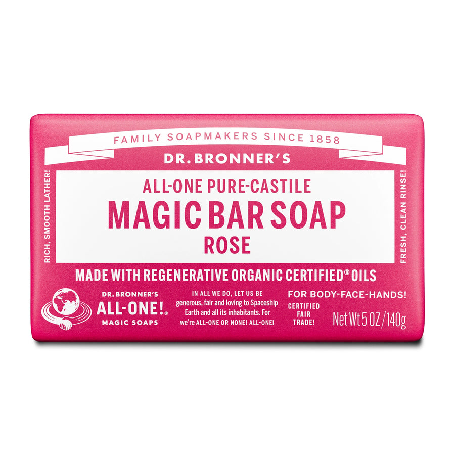 Dr.Bronner - Rose Castile Bar - Soap
