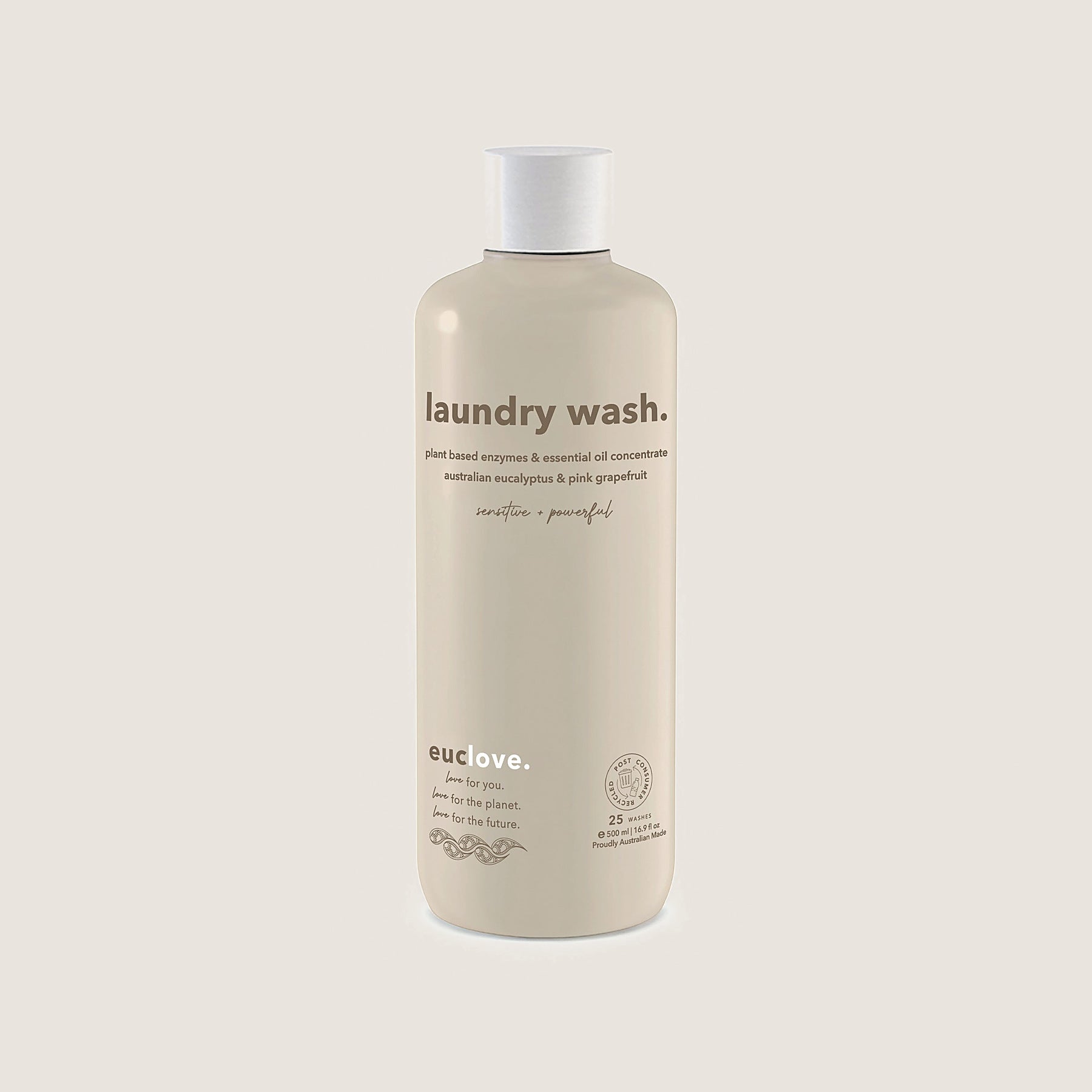 Euclove Sensitive Skin Natural Laundry Detergent 500ml