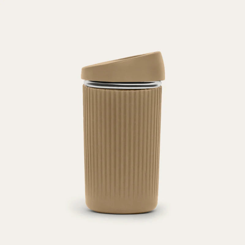 Seed & Sprout - Praline Reusable Eco Glass - Coffee Cup