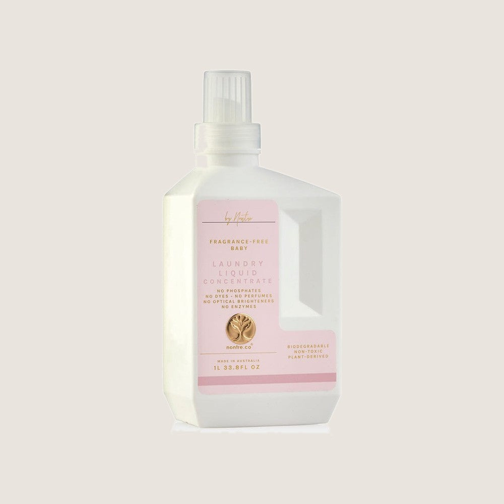 Nontre.co fragrance free baby laundry liquid concentrate, 1L