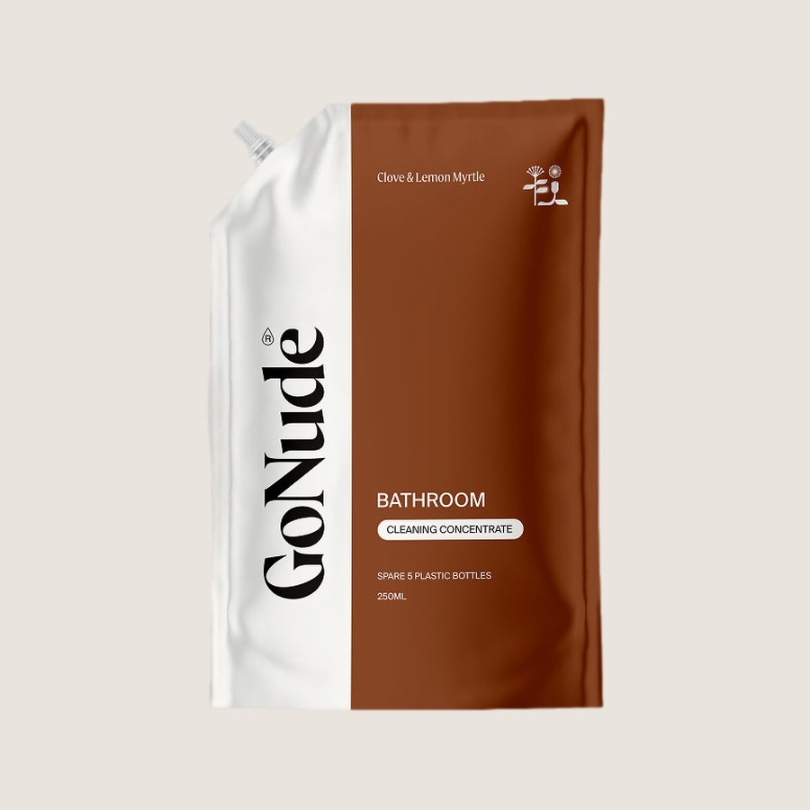 Go Nude bathroom cleaner concentrate pouch