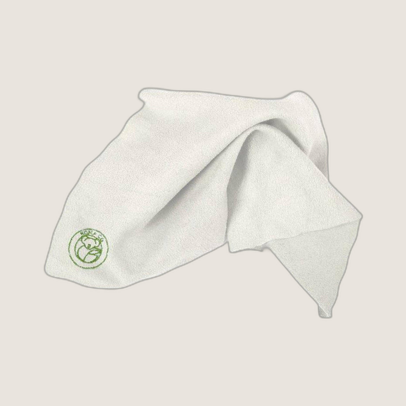 Koala Eco Organic Bamboo Cleaning Cloth on greige