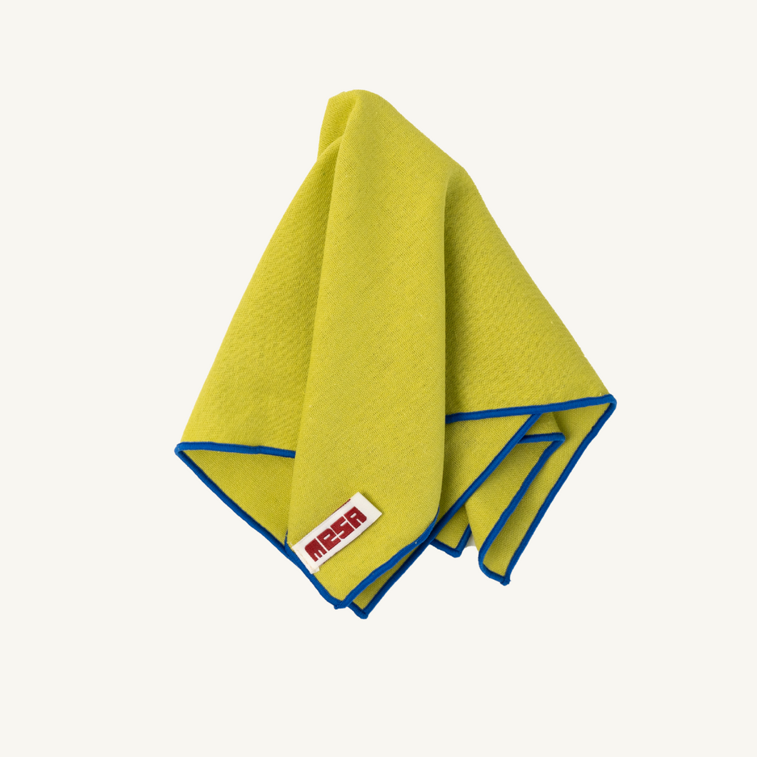 Mesa Collections - Lime with Royal Blue Trim - Napkin