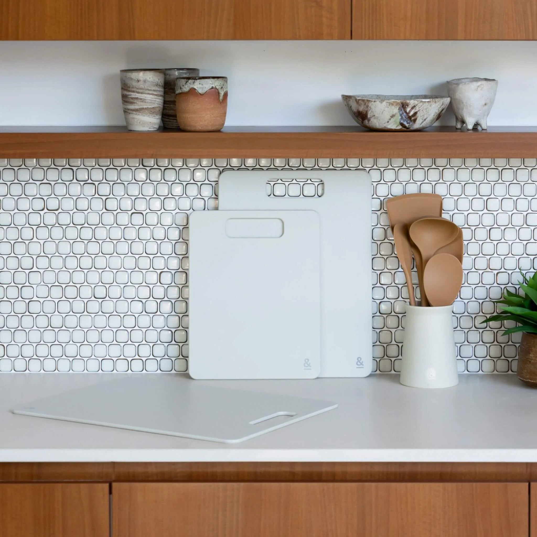 Seed & Sprout - Trio White Wood Fibre - Chopping Board