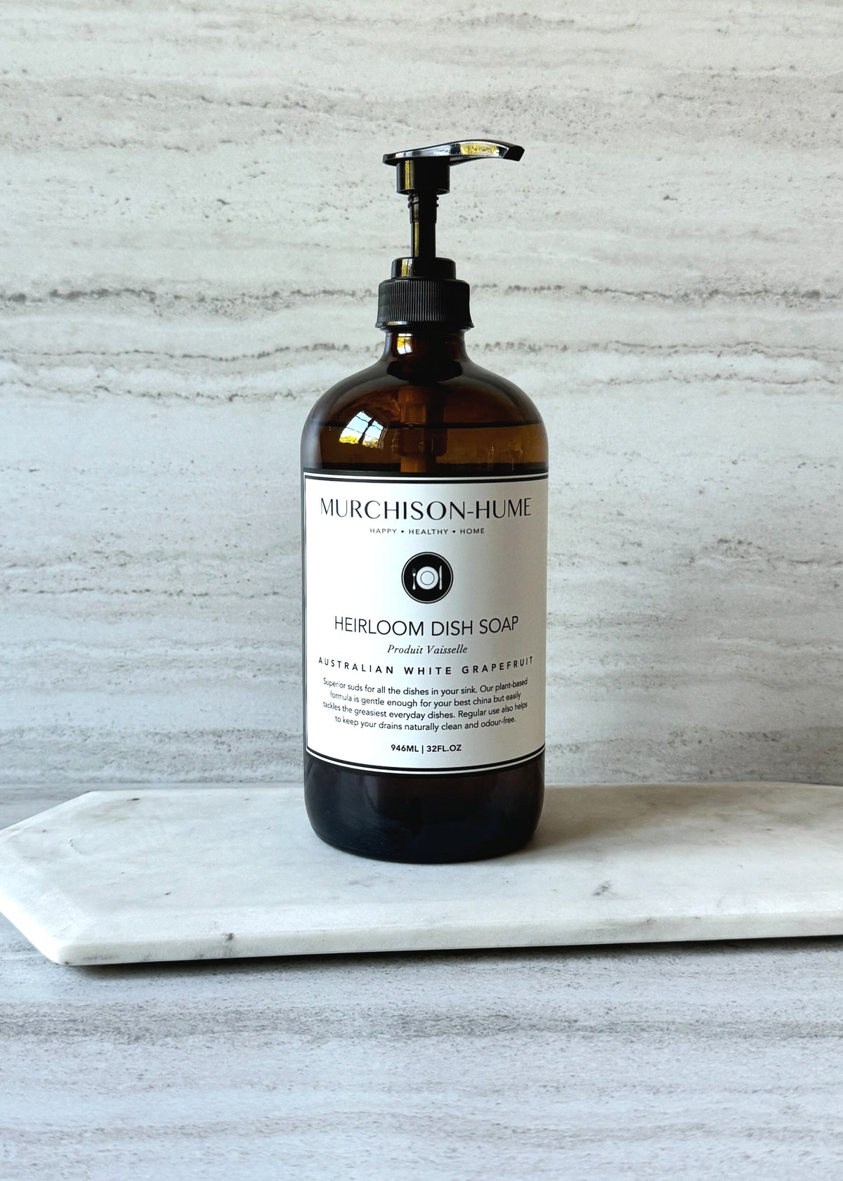 Murchison-Hume Heirloom dish soap at the sink