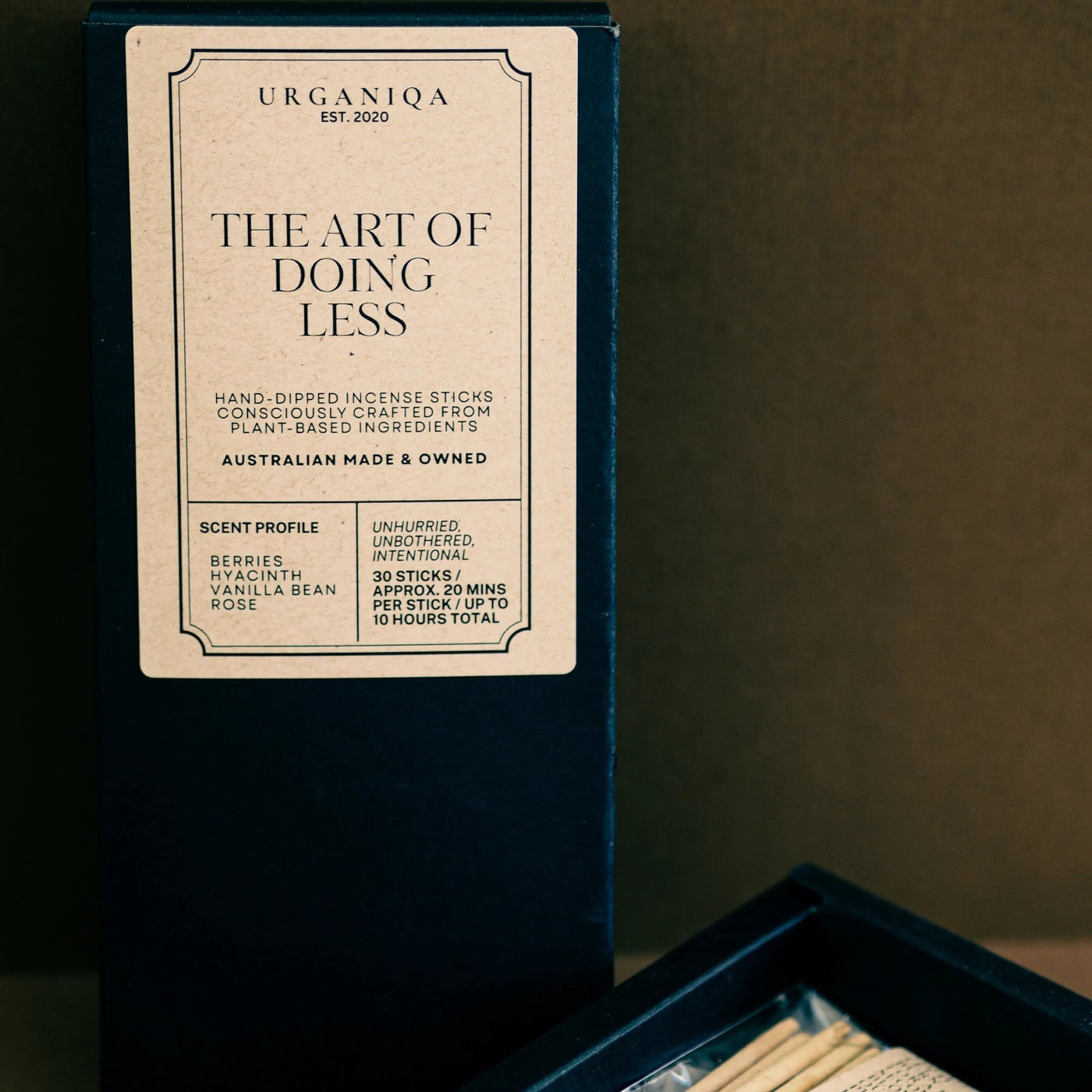 Urganiqa - The Art Of Doing Less Grounded Collection - Incense Sticks