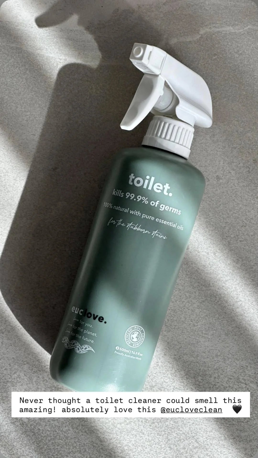 Eucolve - Natural - Toilet Cleaner & Odour Remover